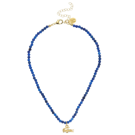 Alys Alligator Blue Lapis Necklace