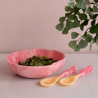 Beatriz Ball RESIN Sorbet Salad Servers (Raspberry)