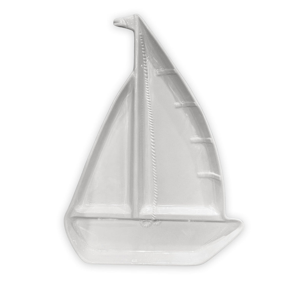 Beatriz Ball VIDA Ocean Newport Sailboat Chip and Dip (White)