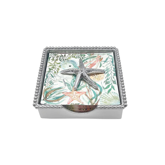 Spiny Starfish Beaded Napkin Box