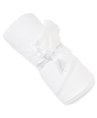 White/Blue Basics Hooded Towel & Mitt Set