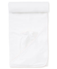 White/Pink Basics Hooded Towel & Mitt Set