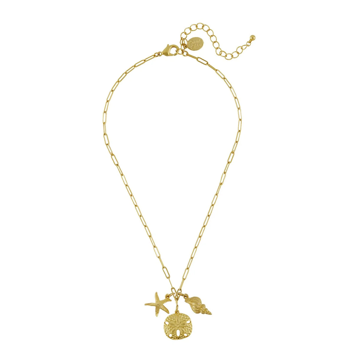 Sand & Sea Paperclip Necklace