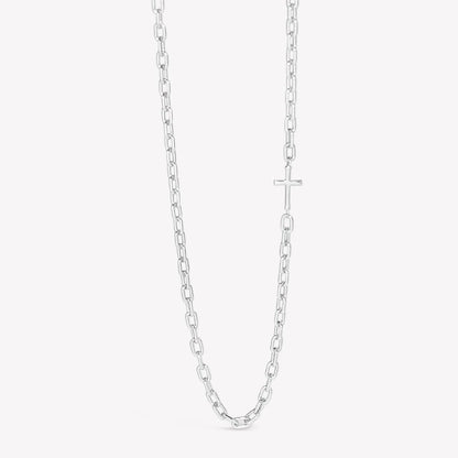 Mini Chain Breaker Cross Necklace