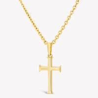 Large Cross Pendant Necklace