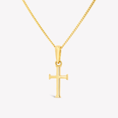 Small Cross Pendant Necklace