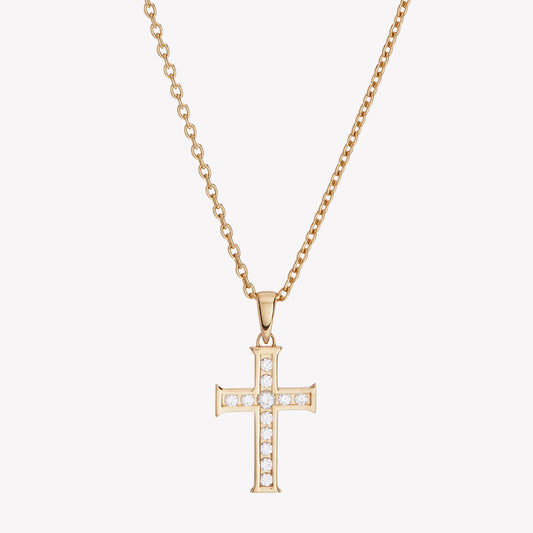 Luminous Cross Pendant Necklace