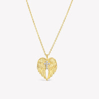 Divine Wings Cross Necklace