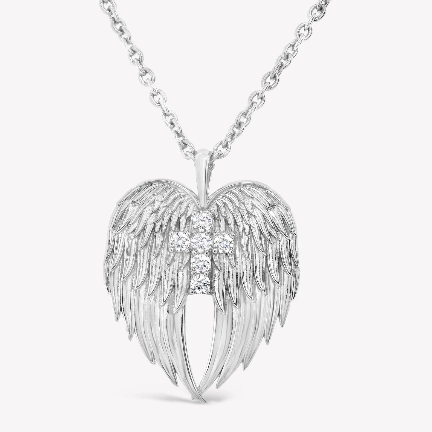 Divine Wings Cross Necklace