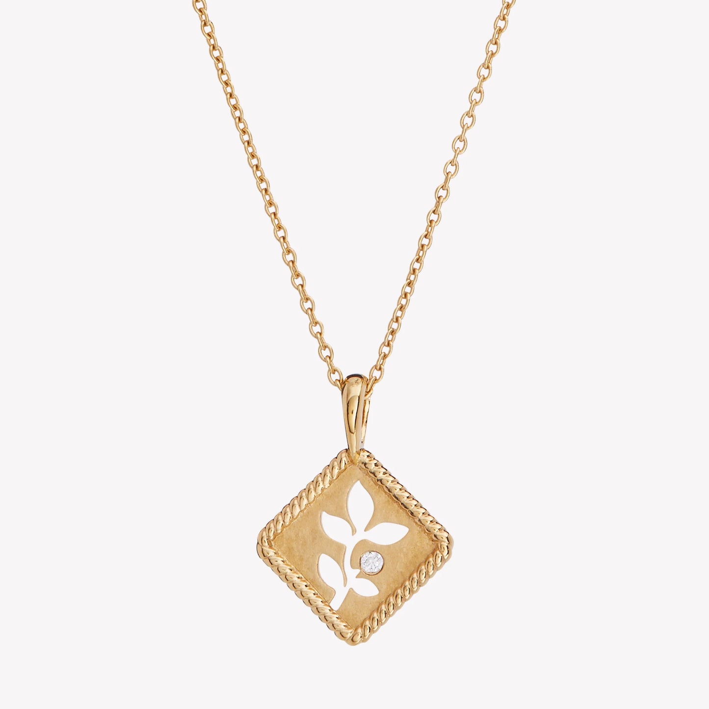 Olive Leaf Pendant Necklace