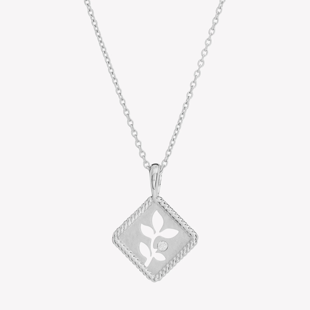 Olive Leaf Pendant Necklace