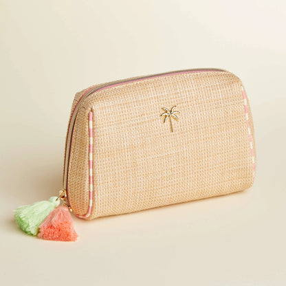 Boho Cosmetic Pouch Palm Tree