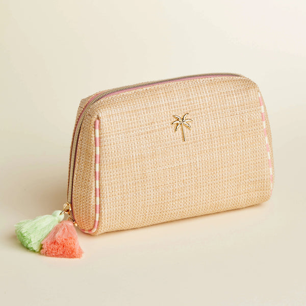 Boho Cosmetic Pouch Palm Tree