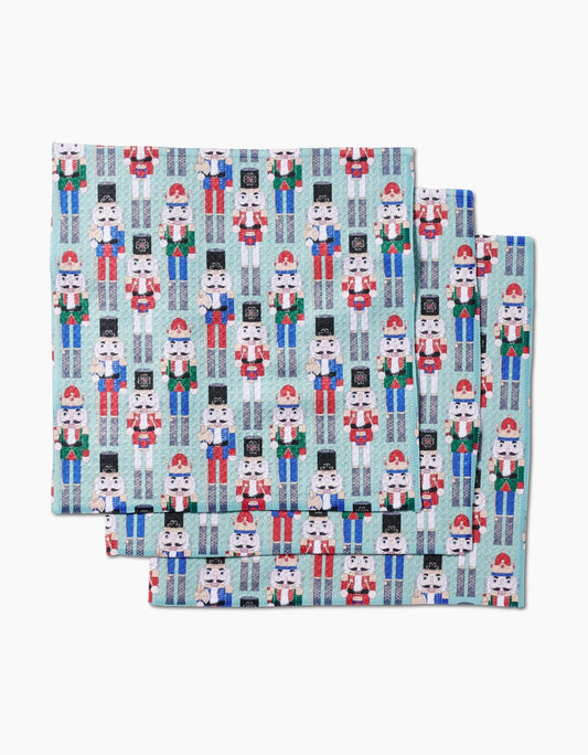 Nuts Cracking Dishcloth Set of 3