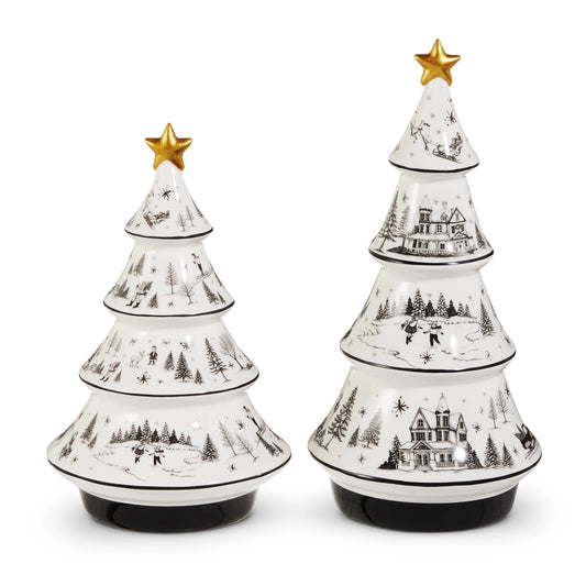 Through the Woods Ceramic Trees