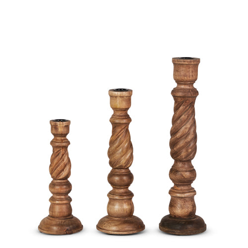 Wooden Candle Sticks