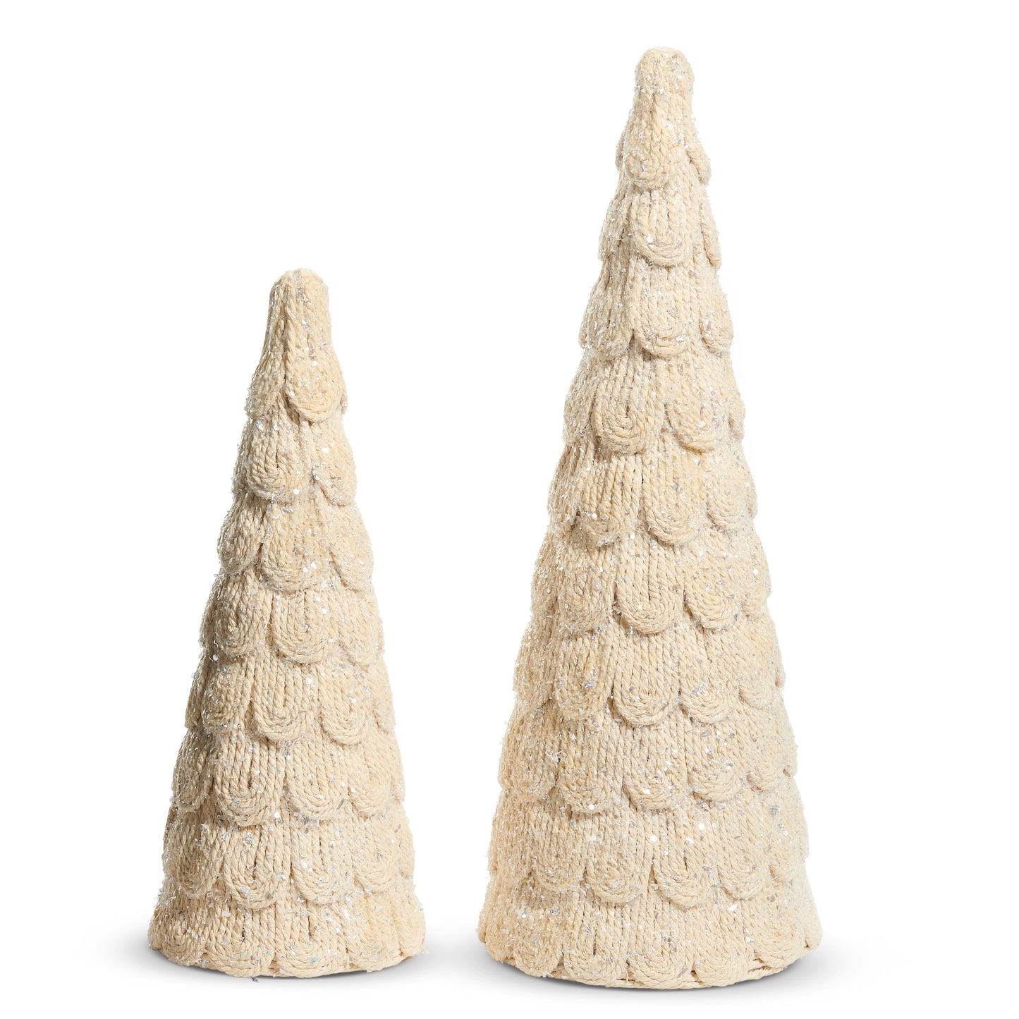 Frosted Rope Cone Trees