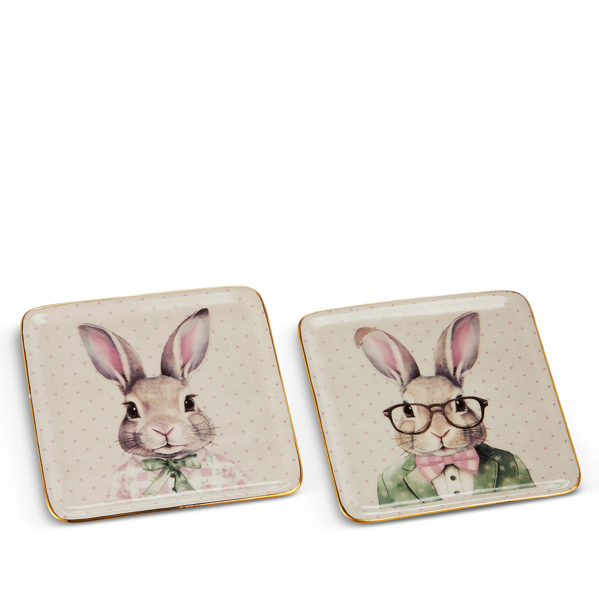 5" Dapper Bunny Trinket Tray