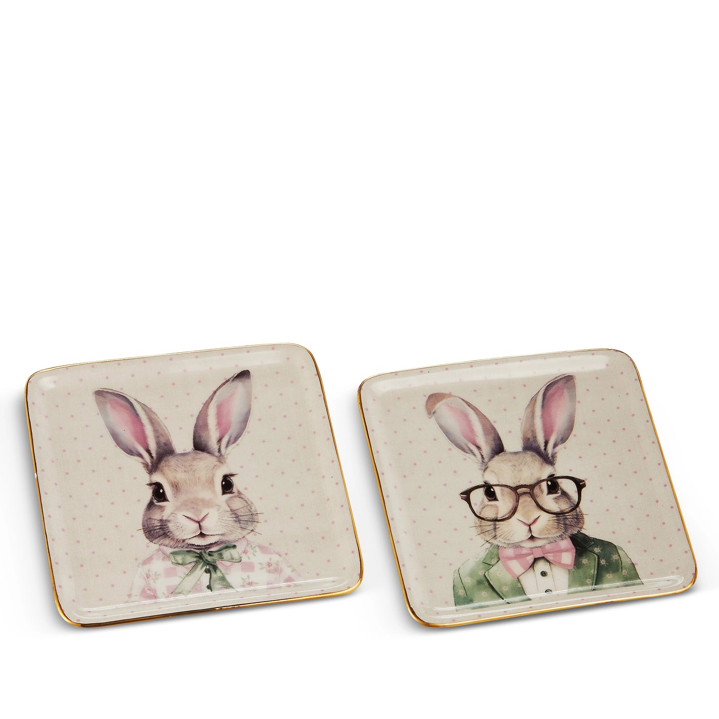 5" Dapper Bunny Trinket Tray