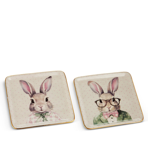 5" Dapper Bunny Trinket Tray