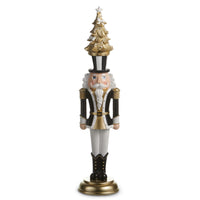 23.5" Black and Gold Nutcracker