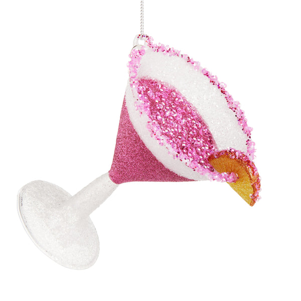 5" Glitter Pop Party Cocktail Ornament
