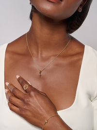 Rizen Jewelry Adoring Star Pendant, Gold-plated