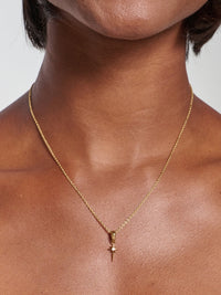 Rizen Jewelry Adoring Star Pendant, Gold-plated