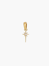 Rizen Jewelry Adoring Star Pendant, Gold-plated