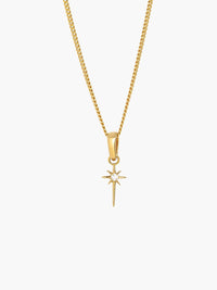 Rizen Jewelry Adoring Star Pendant, Gold-plated