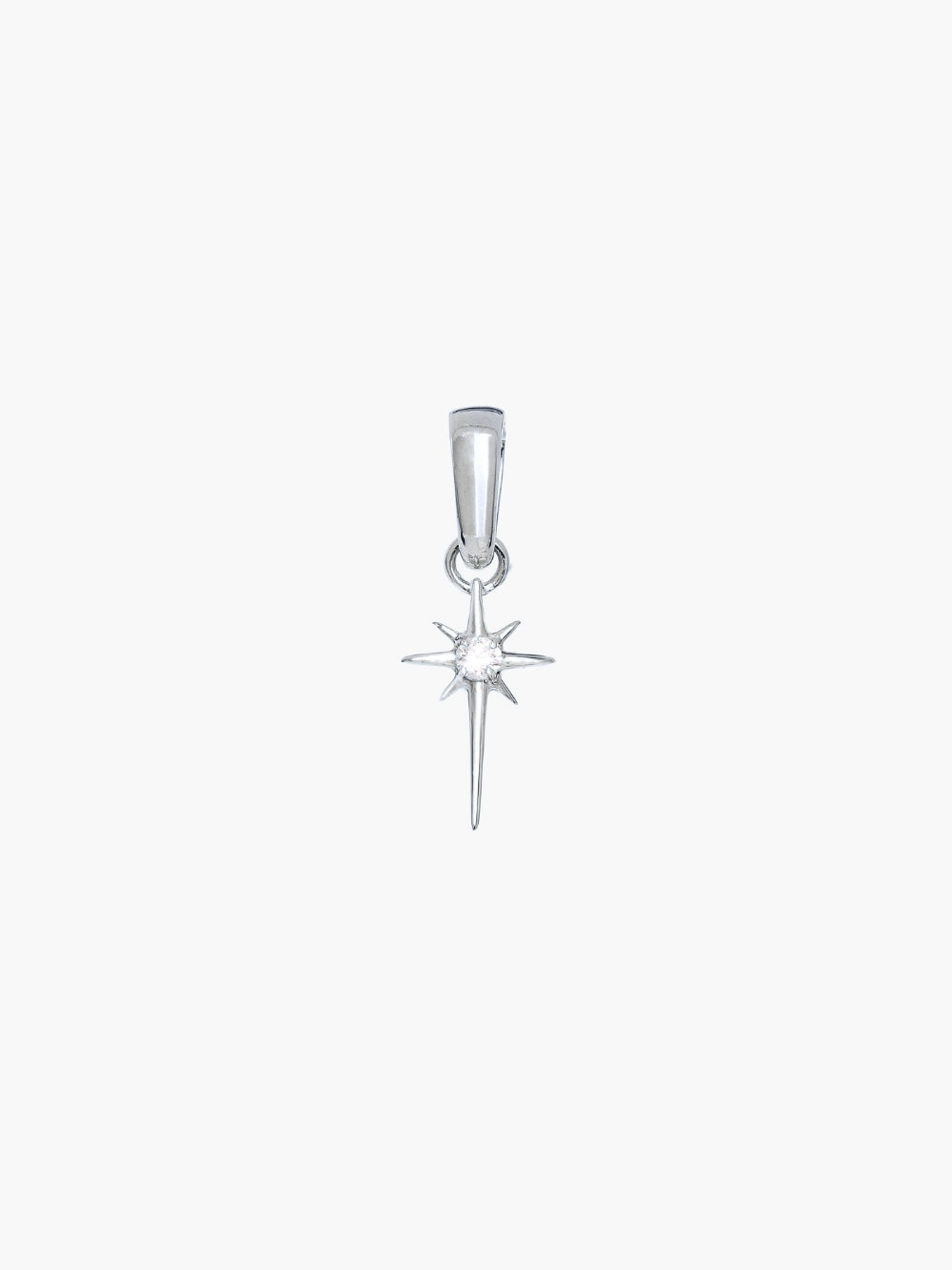 Rizen Jewelry Adoring Star Pendant, Sterling silver
