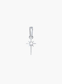 Rizen Jewelry Adoring Star Pendant, Sterling silver