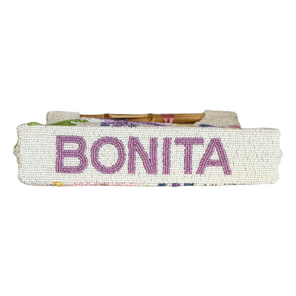 "Bonita" Leafy Cut Out Handle Bag
