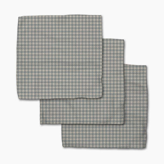 Tidepool Check Dishcloth Set Dishcloth Set of 3