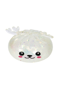 3D Christmas Reindeer Glitter Sugar Maltose Dumpling Squishy