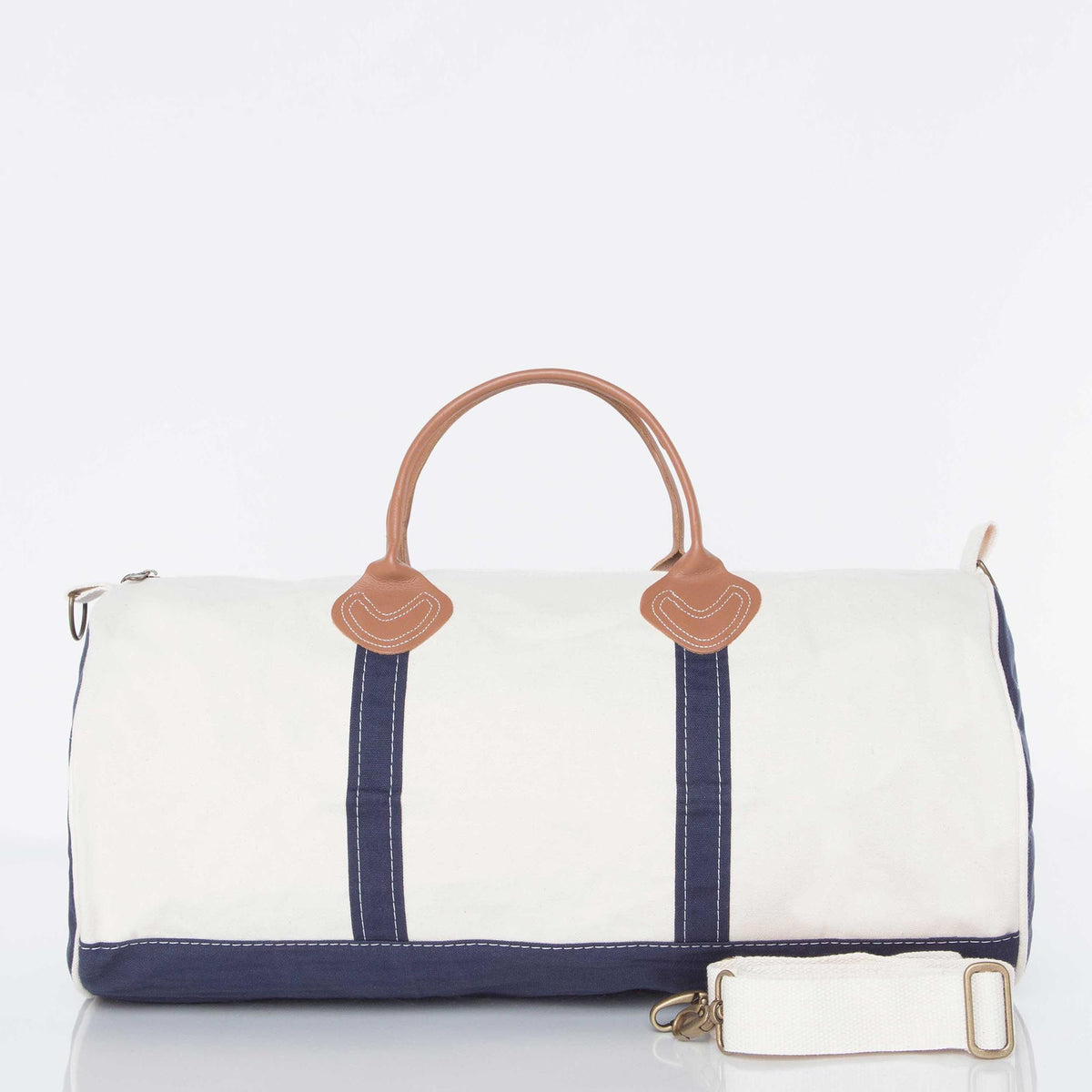 Navy Round Duffel