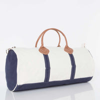 Navy Round Duffel
