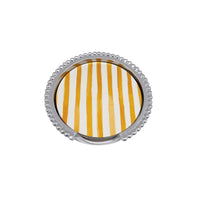 Beach Ball and Stripes Beaded Coaster Set