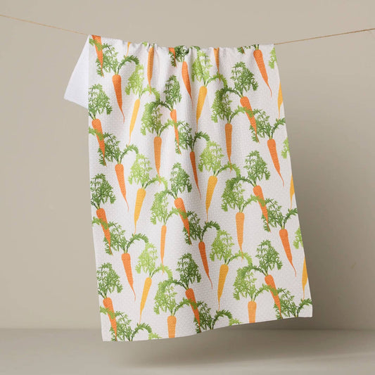 Happy Carrots Tea Towel