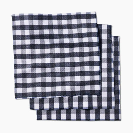 Midnight Flannel Dishcloth Set of 3