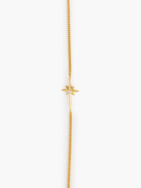 Rizen Jewelry Adoring Star Bracelet, Gold-plated 6.7"