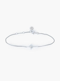 Rizen Jewelry Adoring Star Bracelet, Sterling silver 6.7"