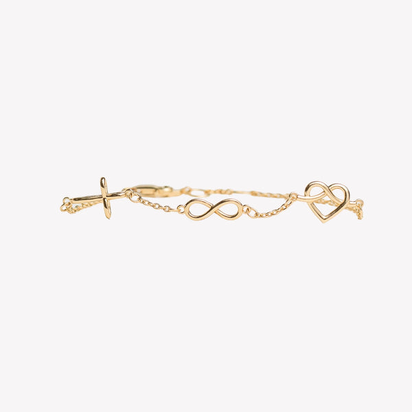 Faith, Hope, Love Bracelet