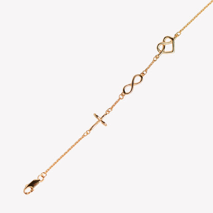 Faith, Hope, Love Bracelet