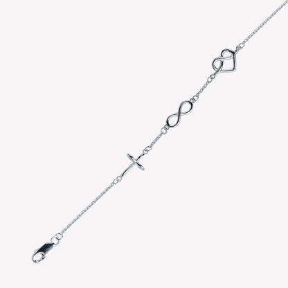 Faith, Hope, Love Bracelet