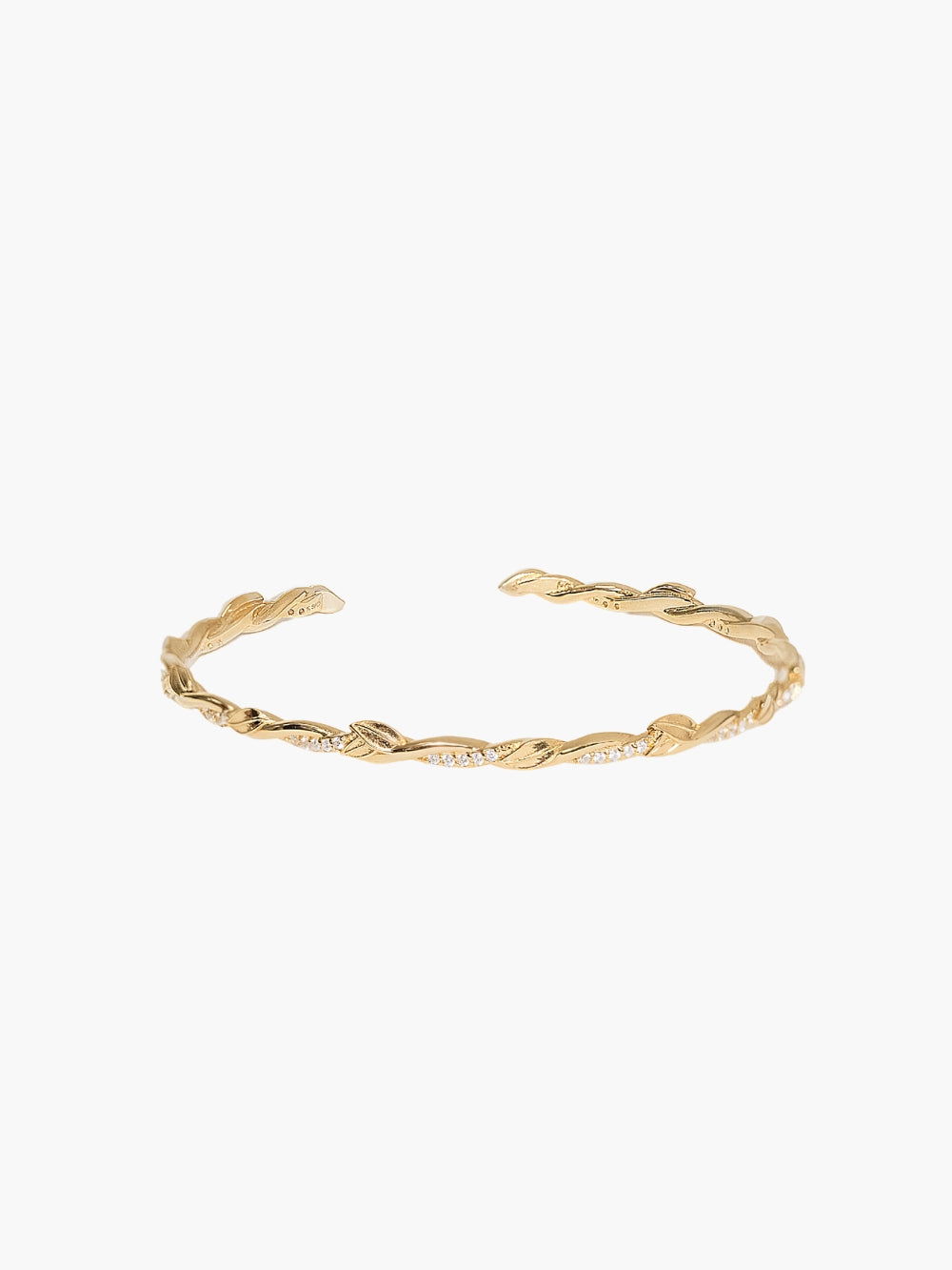 Rizen Jewelry Sacred Vine Bangle Bracelet, Gold-plated