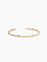 Rizen Jewelry Sacred Vine Bangle Bracelet, Gold-plated