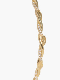 Rizen Jewelry Sacred Vine Bangle Bracelet, Gold-plated