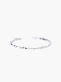 Rizen Jewelry Sacred Vine Bangle Bracelet, Sterling silver