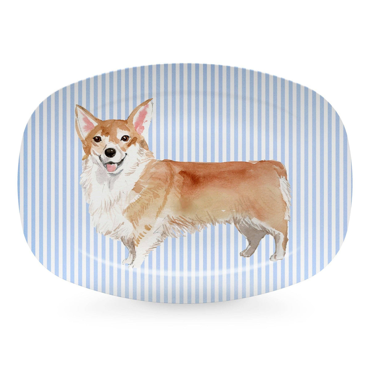 Best Friends Corgi Platter